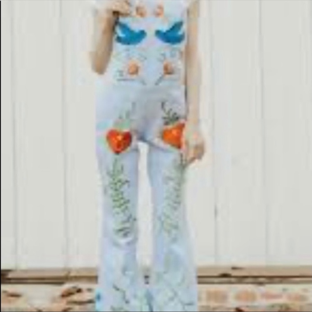 Fillyboo Floral Embroidered Jumpsuit - Picture 3 of 15